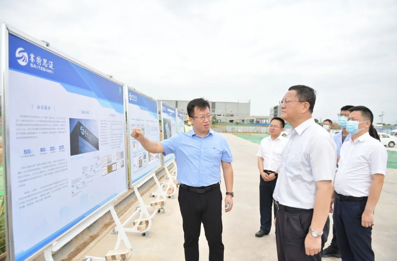 西安市委常委、經(jīng)開區(qū)黨工委書記康軍一行蒞臨公司調(diào)研考察